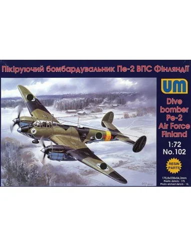 Dive Bomber Pe-2, 1/72 - Unimodels UM102