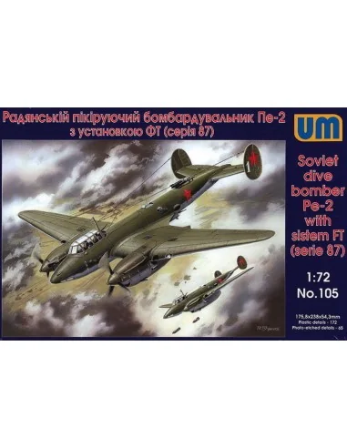 [NO_DESC] Dive Bomber Pe-2 with FT (87 series), 1/72 - Unimodels UM105