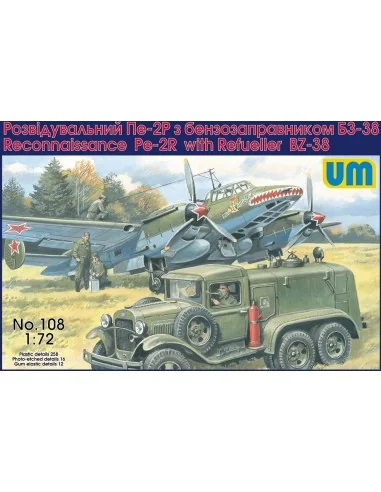 Pe-2R reconn. aircraft w. ref. BZ-38, 1/72 - Unimodels UM108