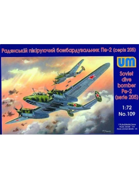 [NO_DESC] Dive Bomber Pe-2 (205 series), 1/72 - Unimodels UM109