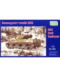 M36 tank destroyer, 1/72 - Unimodels UM206