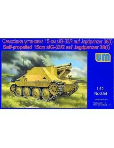 Self-propelled 15cm sIG-33/2 auf Jagdpanzer 38(t), 1/72 - Unimodels...
