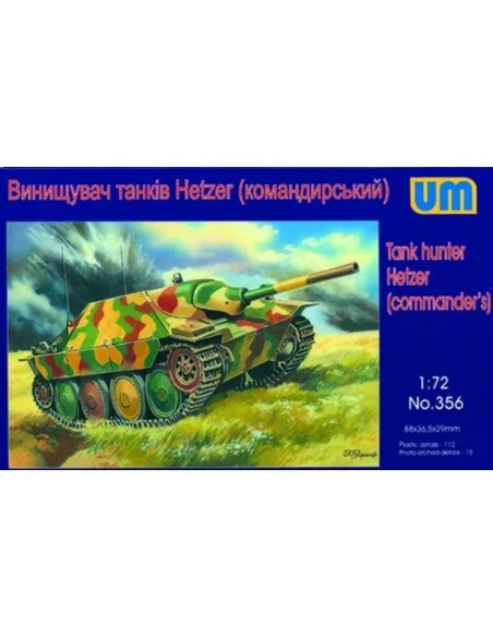 [NO_DESC] Tank hunter Hetzer (Commanders), 1/72 - Unimodels UM356