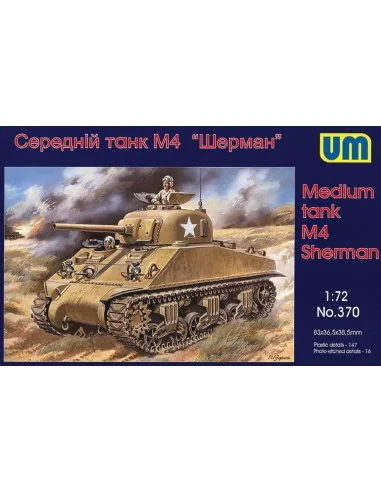 Medium Tank M4 (early), 1/72 - Unimodels UM370