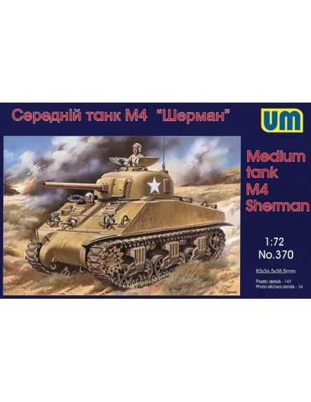 Medium Tank M4 (early), 1/72 - Unimodels UM370