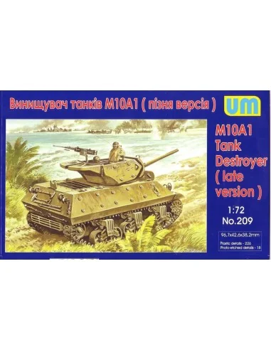 M10A1 Tank destroyer, 1/72 - Unimodels UM209