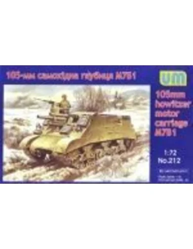 M7B1 105mm hotwizer motor carriage, 1/72 - Unimodels UM212