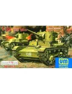 T-26 Light Tank 1933, 1/72 - Unimodels UMT217