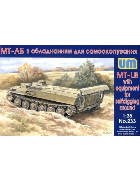 MT-LB with equipment for selfdigging around, 1/35 - Unimodels UM233