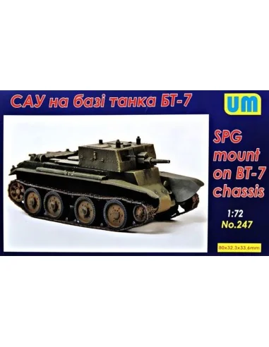 SPG based on the BT-7 chassis, 1/72 - Unimodels UM247