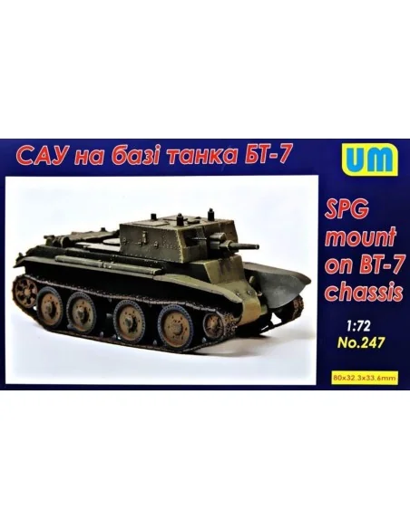 SPG based on the BT-7 chassis, 1/72 - Unimodels UM247