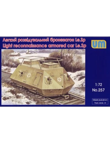 Light reconnaissance armored car Le.Sp, 1/72 - Unimodels UM257