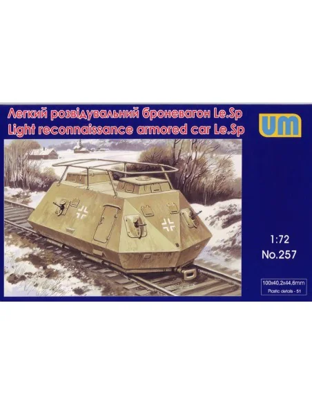 Light reconnaissance armored car Le.Sp, 1/72 - Unimodels UM257