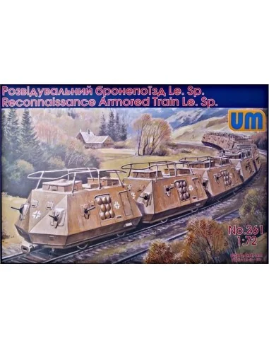 Reconnaissance armored train Le.Sp, 1/72 - Unimodels UM261