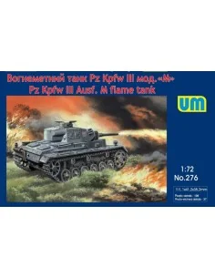 Pz.Kpfw III Ausf. M flame tank, 1/72 - Unimodels UM276