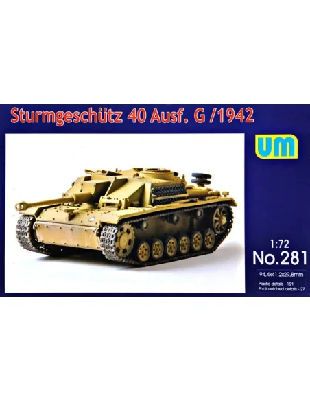 Sturmgeschutz 40 Ausf.G, early, 1/72 - Unimodels UM281