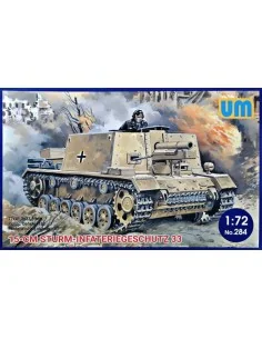 15cm Sturm-Infateriegeschutz 33, 1/72 - Unimodels UM284