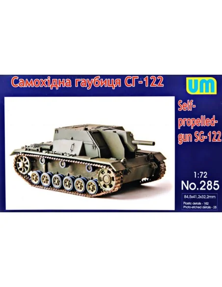 SG-122 self-proppeled gun, 1/72 - Unimodels UM285