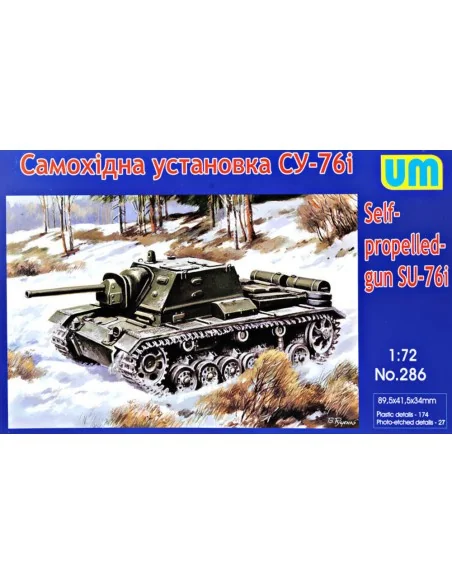 SU-76I self-propelled gun, 1/72 - Unimodels UM286