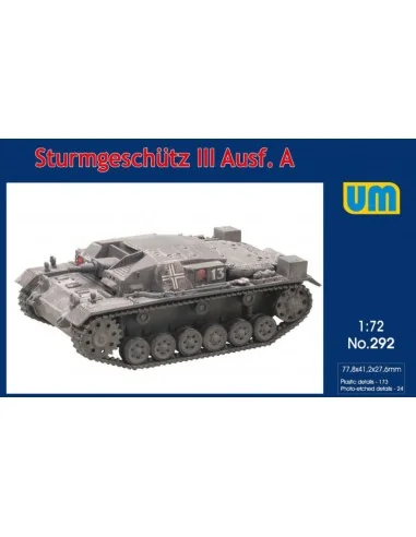Sturmgeschutz III Ausf.A, 1/72 - Unimodels UM292