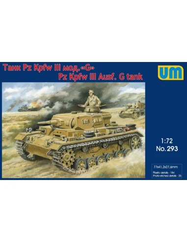 [NO_DESC] Pz.Kpfw III Ausf. G tank, 1/72 - Unimodels UM293