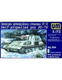 [NO_DESC] Self-propelled gun SU-76, 1/72 - Unimodels UM304