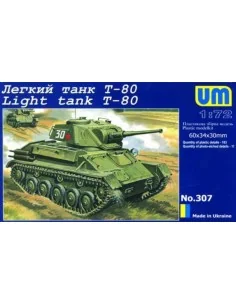 Light Tank T-80, 1/72 - Unimodels UM307