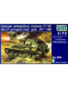 SU-76M Self-propelled gun, 1/72 - Unimodels UM308
