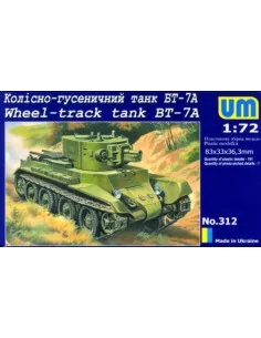 Wheel-Track tank BT-7A, 1/72 - Unimodels UMT312