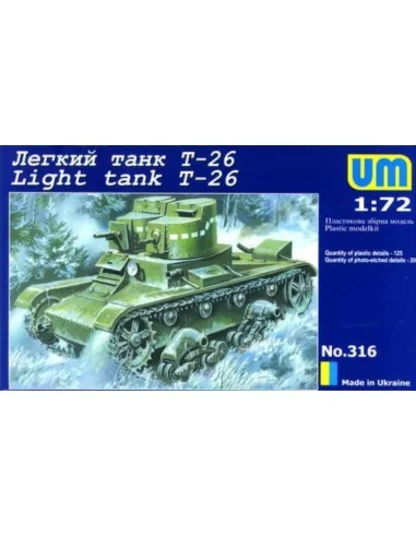 Light tank T-26, 1/72 - Unimodels UMT316