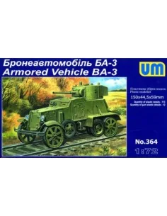 Armored Vehicle BA-3, 1/72 - Unimodels UM320