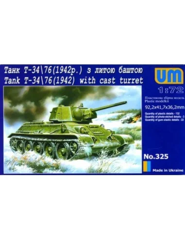 Panzer T-34/76 (1942), 1/72 - Unimodels UM325