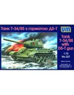 T-34/85 with D5-T gun, 1/72 - Unimodels UM327