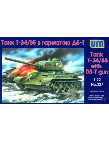 T-34/85 with D5-T gun, 1/72 - Unimodels UM327