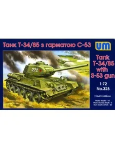 T-34/85 with S-53 gun, 1/72 - Unimodels UM328