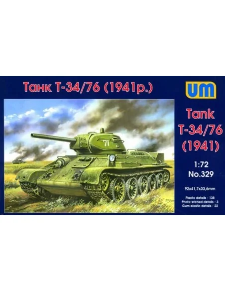 Tank T-34/76 (1941), 1/72 - Unimodels UM329