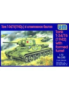 Tank T-34/76 (1942) with formed turret, 1/72 - Unimodels UM330