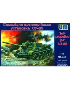 SU-85 Self-propelled artillery plant, 1/72 - Unimodels UM333
