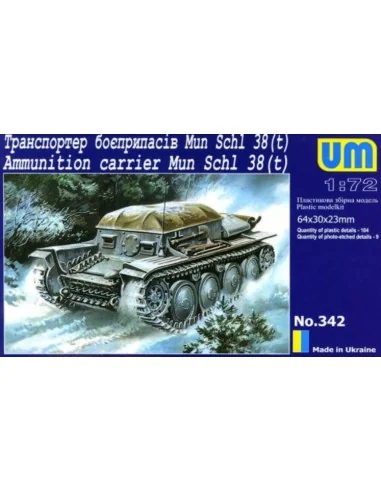 Munitions Schlepper 38 (t), 1/72 - Unimodels UM342
