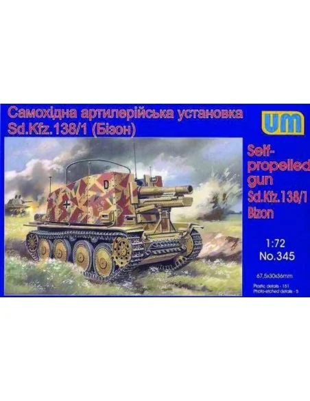 Sd.Kfz 138/1 Bison, 1/72 - Unimodels UM345