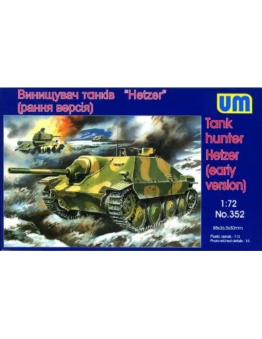 Tank hunter Hetzer (early version), 1/72 - Unimodels UM352