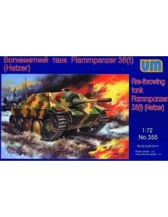 Flammpanzer 38(t) Hetzer, 1/72 - Unimodels UM355