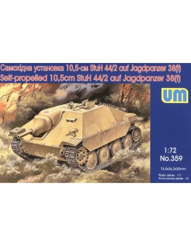 Self-propelled 10, 5cm StuH-44/2 auf Jagdpanzer, 1/72 - Unimodels U...