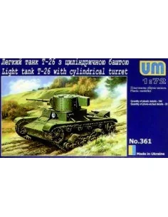 [NO_DESC] T-26 mit Zylinderturm, 1/72 - Unimodels UMT361