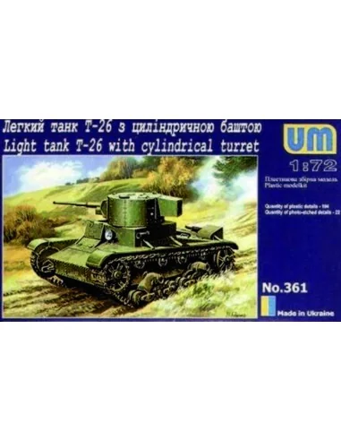 [NO_DESC] T-26 mit Zylinderturm, 1/72 - Unimodels UMT361