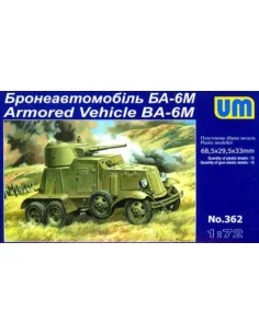 BA-6M Armored Vehicle, 1/72 - Unimodels UM362