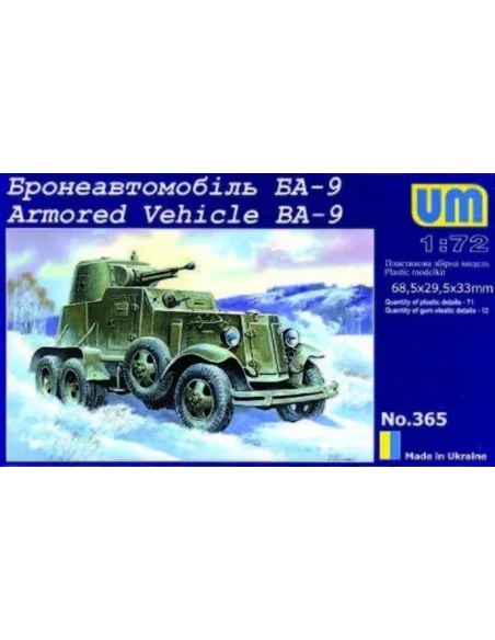 Schützenpanzer BA-9, 1/72 - Unimodels UM365
