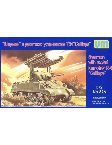 Rocket launcher Sherman ''Galliope'', 1/72 - Unimodels UM376