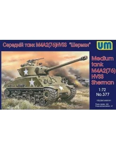 Medium tank M4A2(76)W HVSS, 1/72 - Unimodels UM377