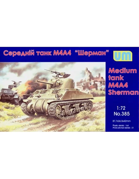 M4A4 Sherman medium Tank, 1/72 - Unimodels UM385